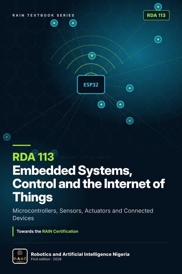 RDA 113 Embedded Systems, Control and the Internet of Things