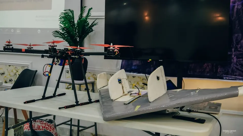Drones and VTOL aircraft on display at RAIN