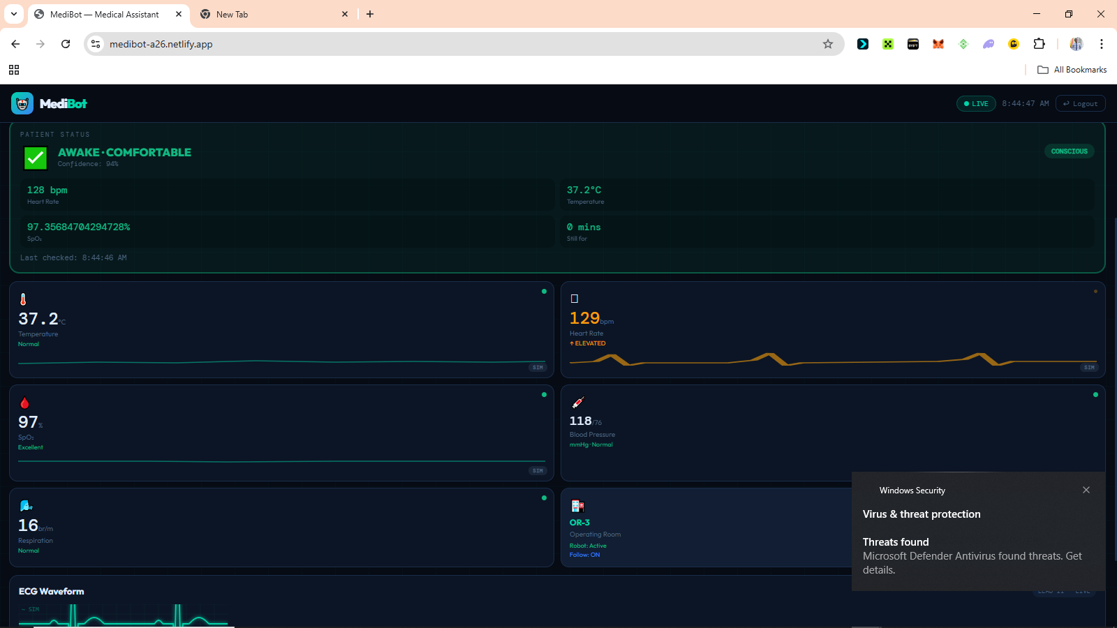 MediBot: A Continuous AI Patient Monitoring System for Nigerian Hospitals